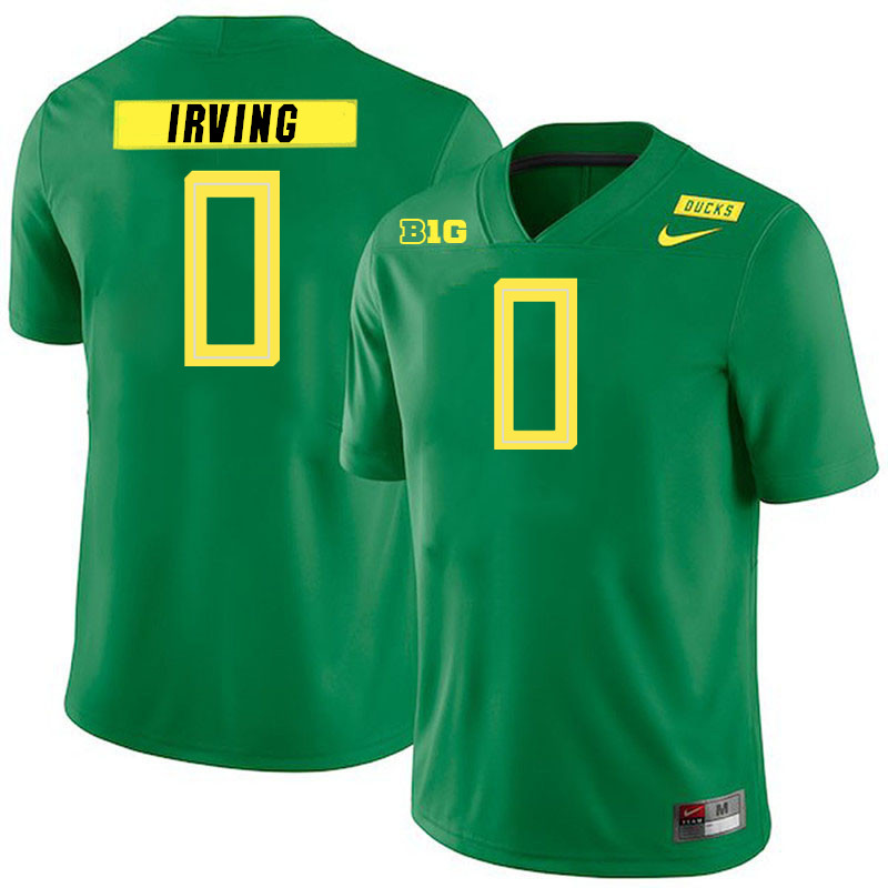 Bucky Irving Oregon Jersey,Oregon Ducks Football Uniforms Youth-Alternate Green